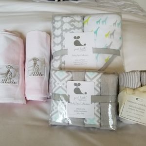 Bath set Pottery Barn, Little Giraffe, Just Bath